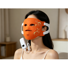 DOCSTELLY Silicone Infrared Red Light Therapy Face Mask